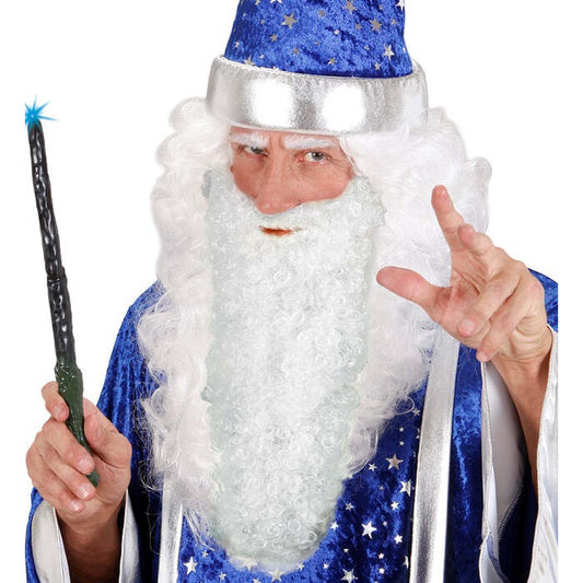 White Maxi Beard With Moustache