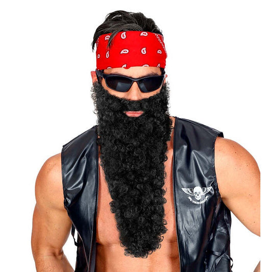 Black Maxi Beard With Moustache