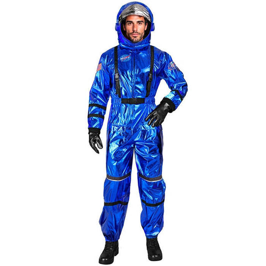 Blue Astronaut  Jumpsuit, Helmet 