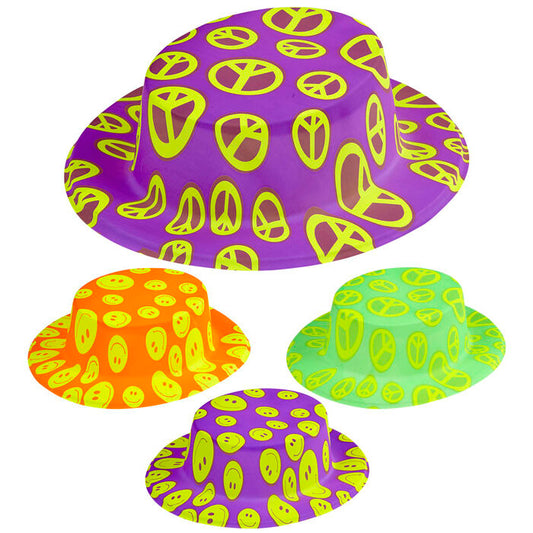 Fantasy Boater Hat 4 Neon Colorsass.