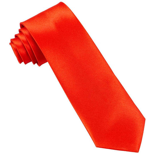 Satin Red Tie