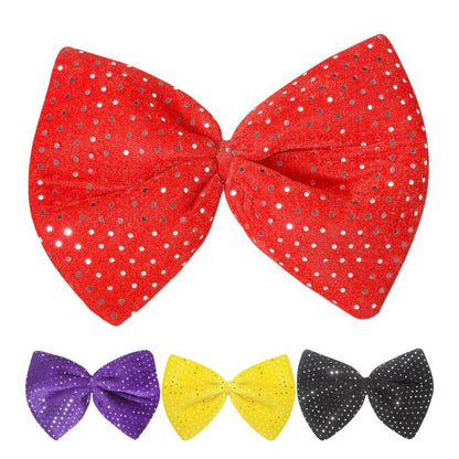Maxi Bow Tie Velvet & Sequin - 4Colors Ass.