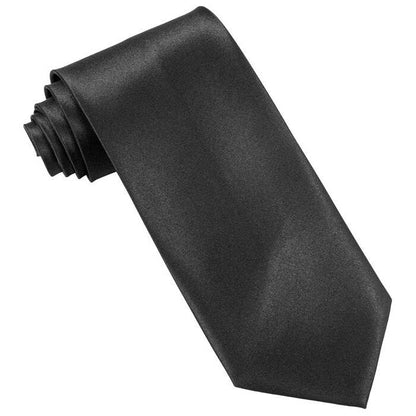 Satin Black Tie