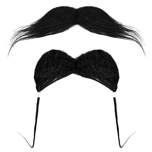 Pirate Moustache & Beaded Goatee