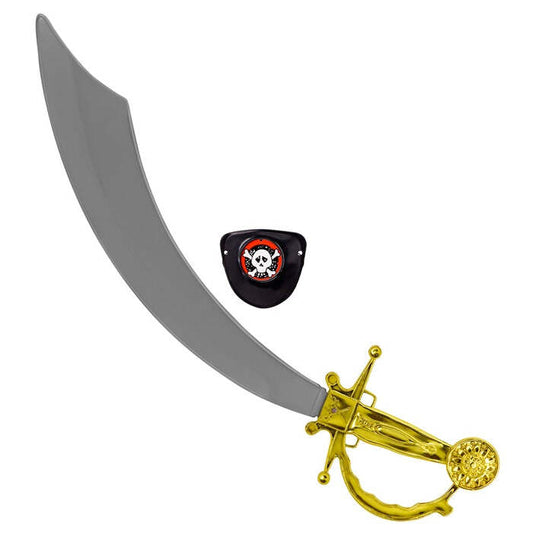 Pirate Saber With Eye-Patch 47 Cm