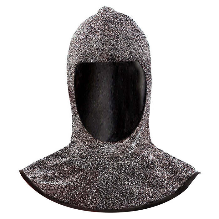 Medieval Warrior Hood Metallic