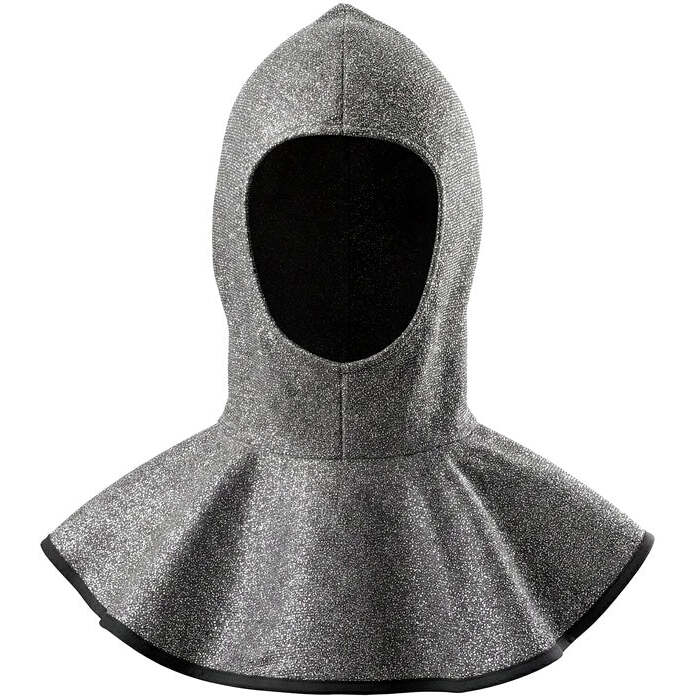 Medieval Warrior Hood Metallic