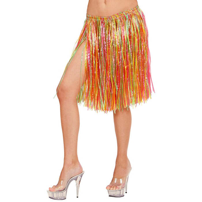 Multicolor Hula Skirt Abt. 55 Cm