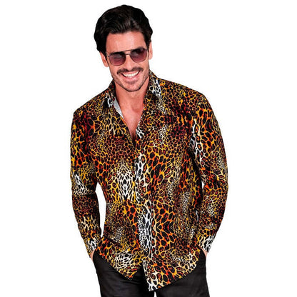 Leopard Animalier Party Fashion Shirt  Shirt 