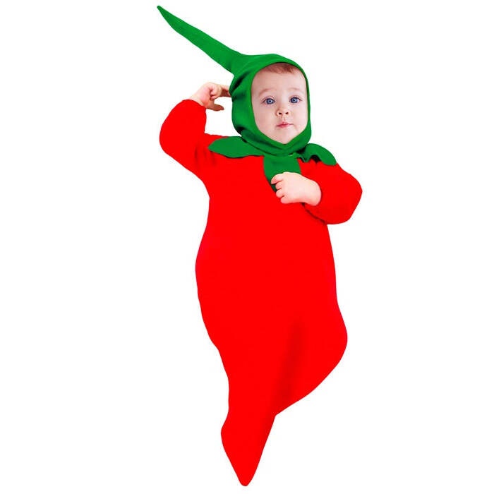 Chili Pepper  Bunting, Headpiece 