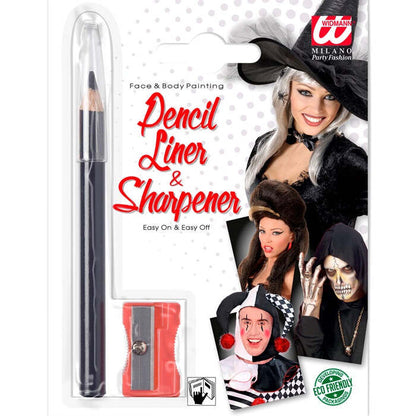 Black Pencil Liner With Sharpener