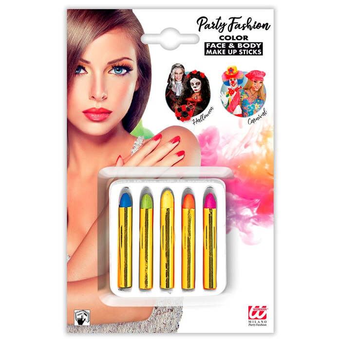Set Of 5 Hot Colors Sticks - 11 Ml
