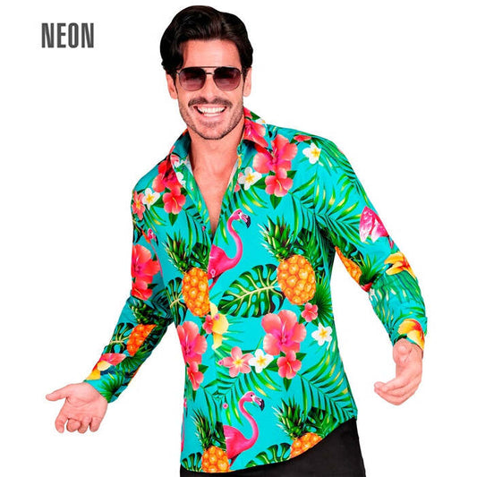 Neon Flamingo Party Fashion Shirt  Shirt 