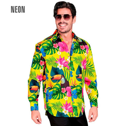 Neon Tropicana Party Fashion Shirt  Shirt 