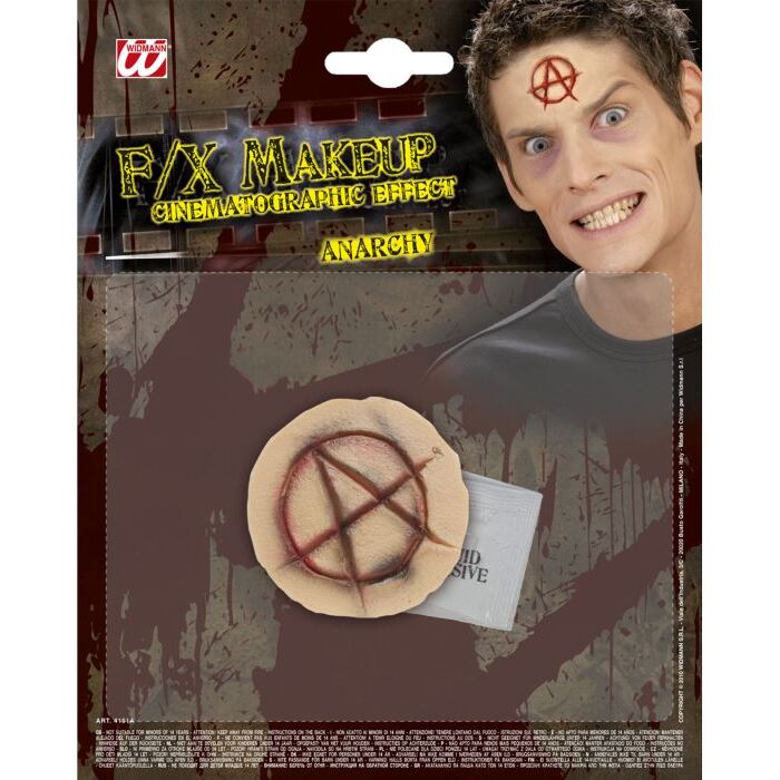 Anarchy Symbol In Professional Quality With Glue Tube