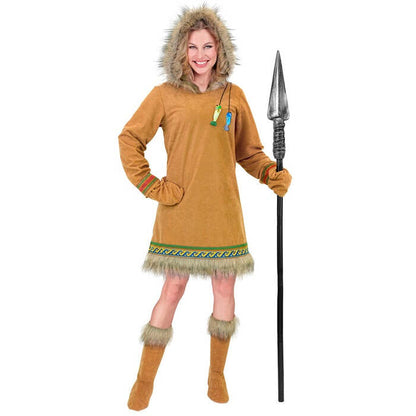 Eskimo  Hooded Dress, Gloves, Boot Covers 