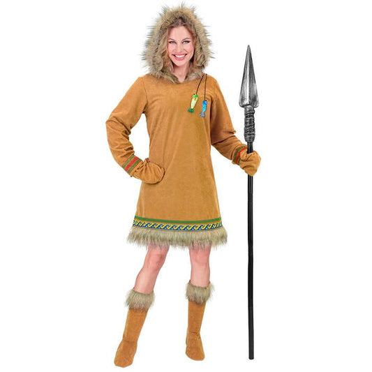 Eskimo  Hooded Dress, Gloves, Boot Covers 