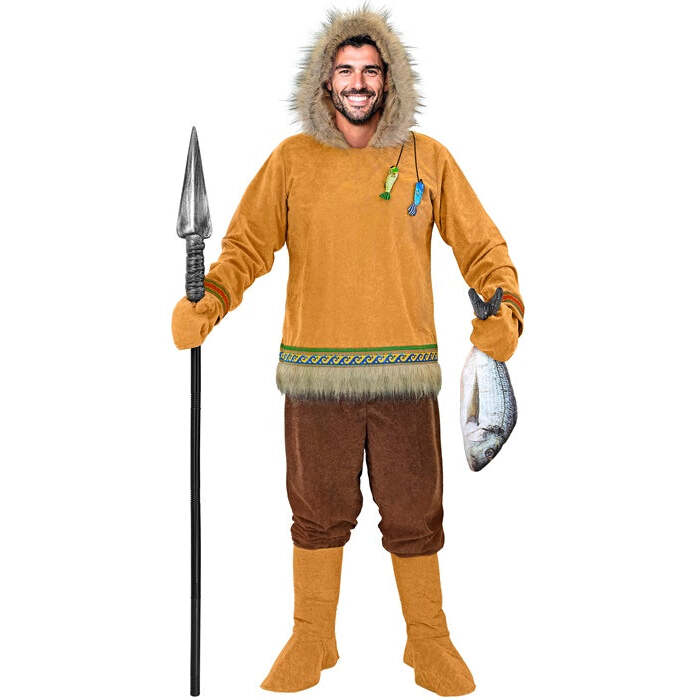 Eskimo  Hooded Coat, Pants, Gloves, Boot Covers 