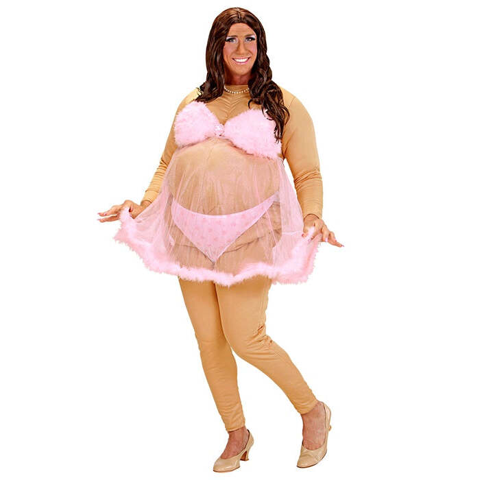 Fat Stripper  Stuffed Jumpsuit, Panties, Baby Doll 