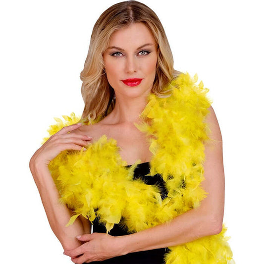 Show Quality Feather Boa Yellow - 1,80 M - 110 G
