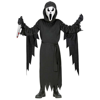 Screaming Ghost  Hooded Robe, Belt, Mask 
