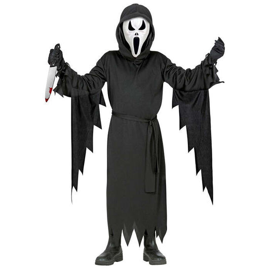 Screaming Ghost  Hooded Robe, Belt, Mask 
