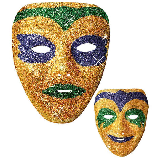  Mask Plastic - 2 Styles & 2 Colors Ass.