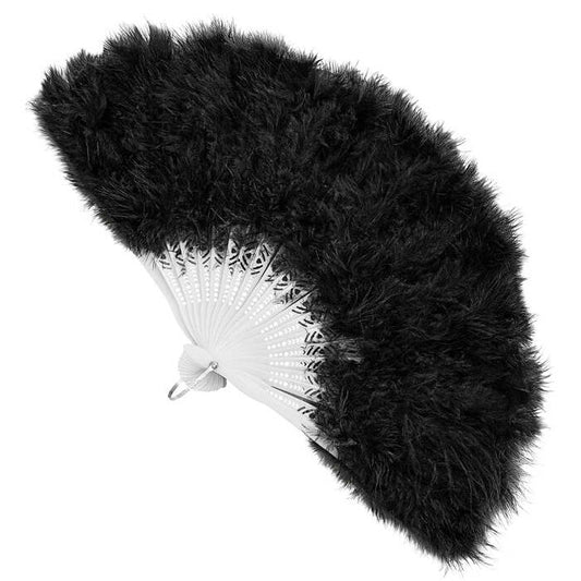 Feather Fan Black