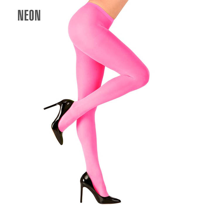Neon Pink Pantyhose 40 Den