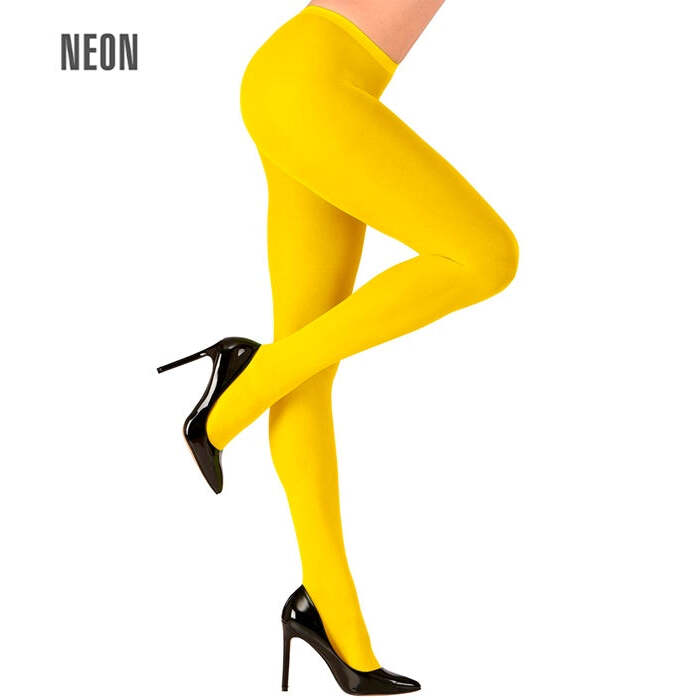 Neon Yellow Pantyhose 40 Den