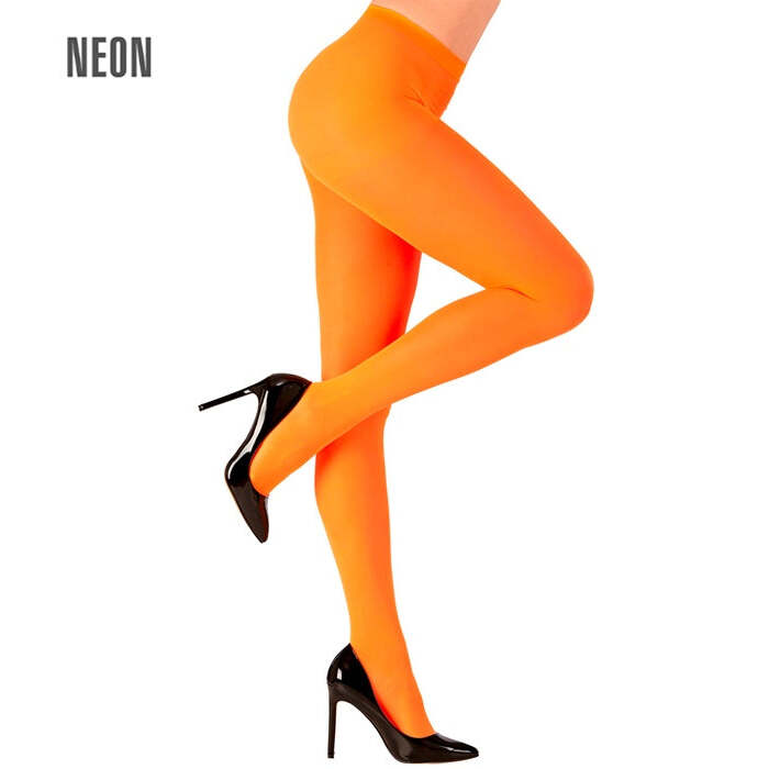 Neon Orange Pantyhose 40 Den