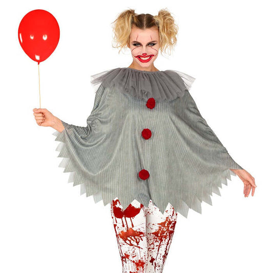 Horror Clown  Poncho 