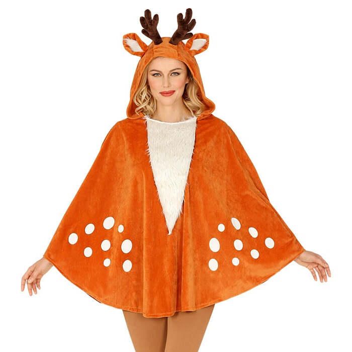 Reindeer  Hooded Poncho 