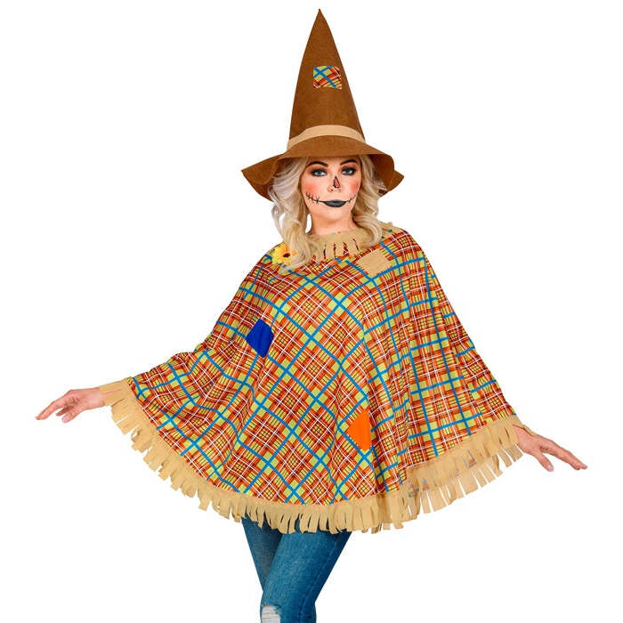 Scarecrow  Poncho, Hat 