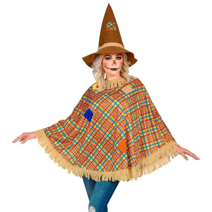 Scarecrow  Poncho, Hat 