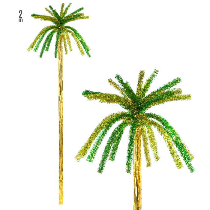Tinsel Palm Tree H 200 Cm