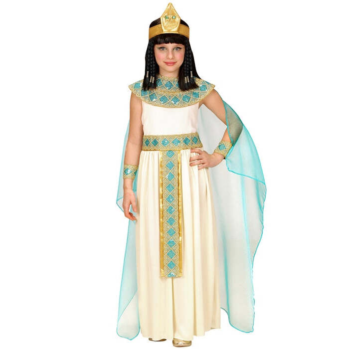 Cleopatra  Dress With Belt, Collar, Cuffs, Headpiece, Cape 