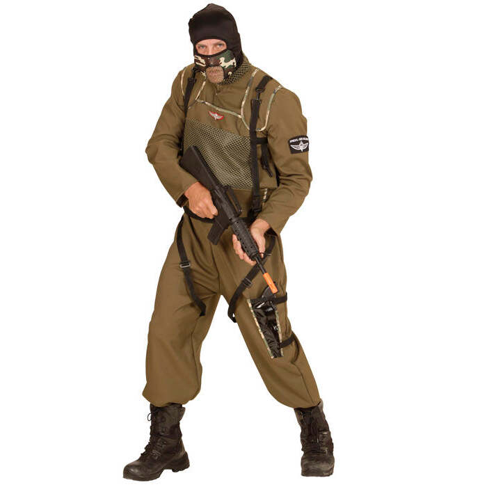 Special Forces Parachuter  Overalls, Vest, Hood 
