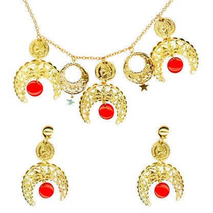 Gitana Set  Necklace, Earrings 