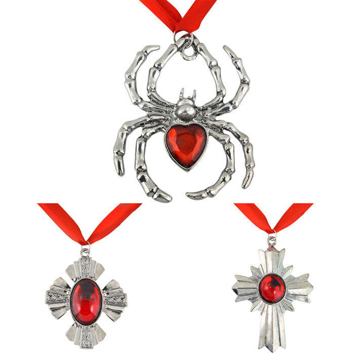 Jumbo Halloween Necklace 3 Styles Ass.