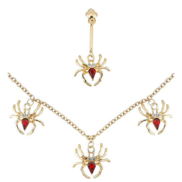 Spider Lady Set  Necklace, Earring 