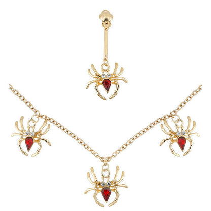 Spider Lady Set  Necklace, Earring 