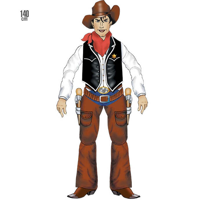Jointed Cow-Boy H 1,40 M