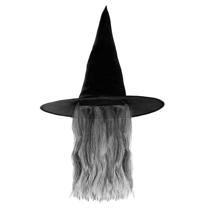 Witch Hat With Grey Hair