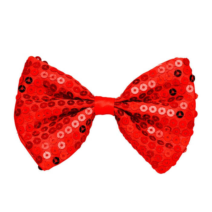 Red Sequin Bow Tie