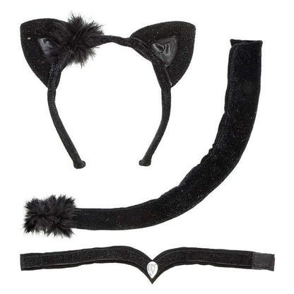 Cat Dress-Up Set  Ears, Choker, Tail 