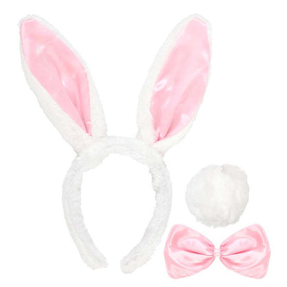 Bunny Dress-Up Set  Ears, Bowtie, Tail 
