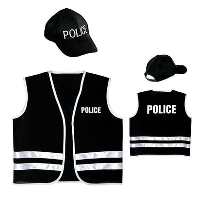 Police Officer  Vest, Cap 