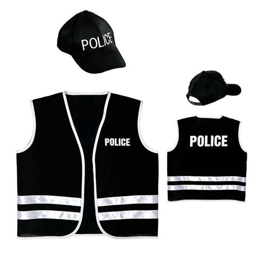 Police Officer  Vest, Cap 