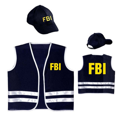 Fbi Agent  Vest, Cap 